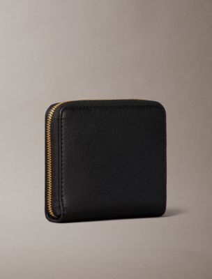 Женский кошелёк Calvin Klein Foil Logo Square Zip, цвет: Чёрный / Кокосовый — фото 2