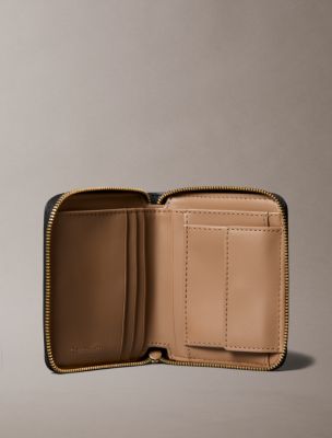 Женский кошелёк Calvin Klein Foil Logo Square Zip, цвет: Чёрный / Кокосовый — фото 3