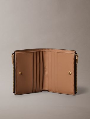 Женские кошельки Calvin Klein Foil Logo Double Zip Card Case — фото 2