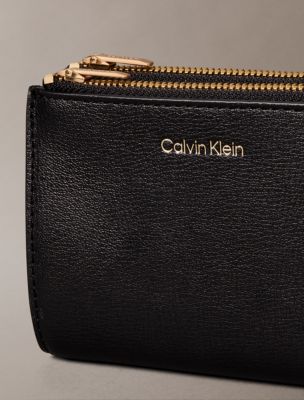 Женские кошельки Calvin Klein Foil Logo Double Zip Card Case — фото 3