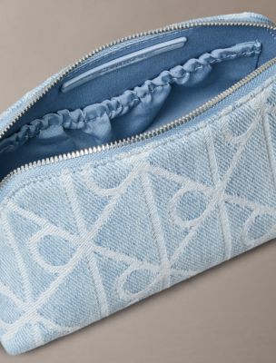 Женские джинсы Calvin Klein Allover Emblem Logo Denim Beauty Case — фото 2