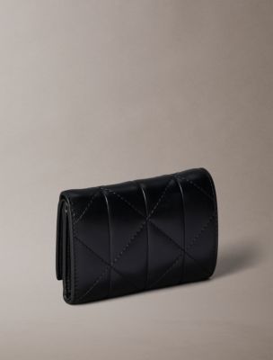 Женский кошелёк Calvin Klein Quilted Zip, цвет: Чёрный — фото 2