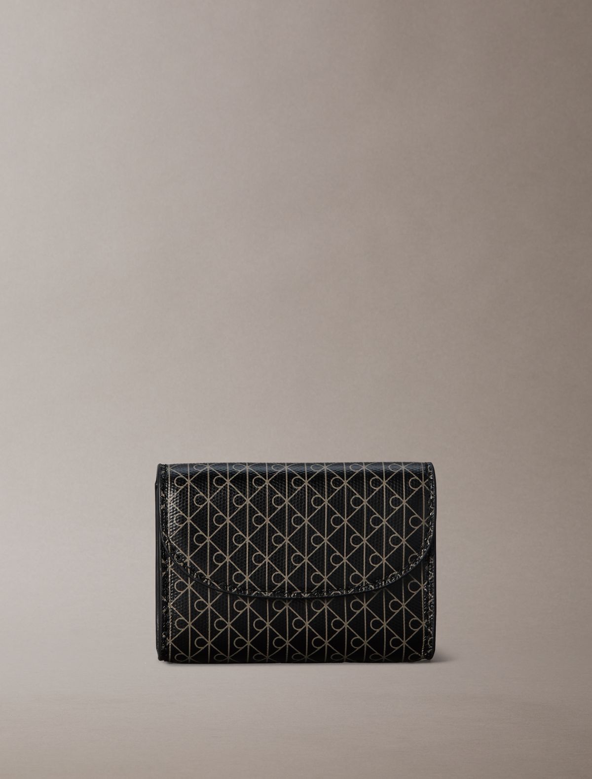 Allover Emblem Logo Coin Wallet