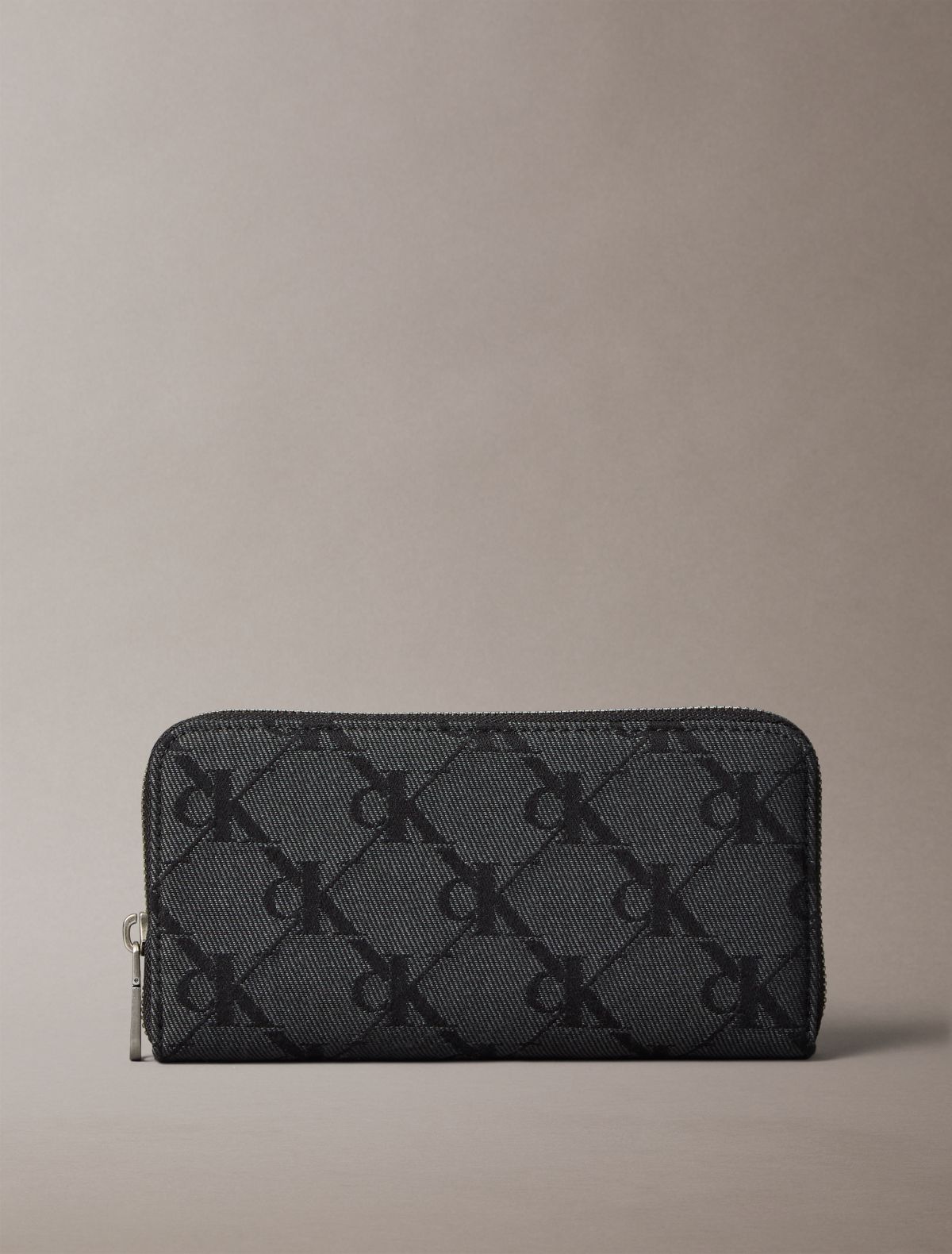 Monogram Jacquard Long Zip Wallet
