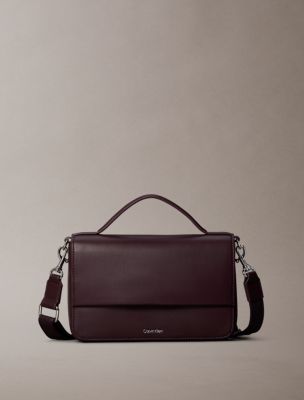Signature Logo Strap Flap Phone Crossbody, Fudge