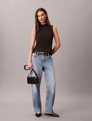 Женские аксессуары Calvin Klein Signature Logo Strap Zip Phone Crossbody — фото 3