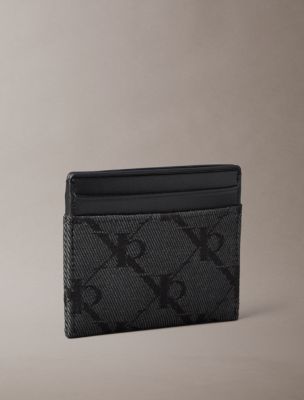 Женские кошельки Calvin Klein Monogram Jacquard Card Case — фото 2