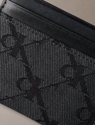 Женские кошельки Calvin Klein Monogram Jacquard Card Case — фото 3