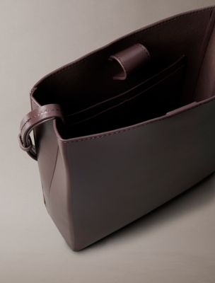 Line Leather Crossbody Bag | Calvin Klein