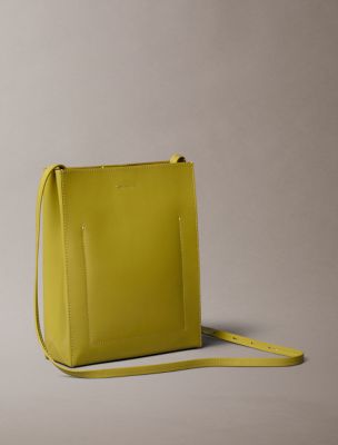 ハンドバッグ   Women's CK Line Leather Crossbody Bag 4F3005GQY Line Leather Crossbody Bag | Calvin Klein