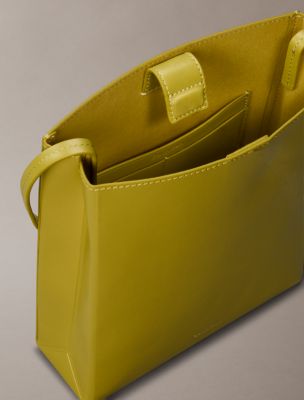 Line Leather Crossbody Bag | Calvin Klein