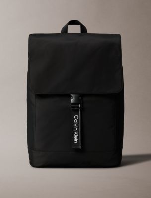 CK Sport Flap Backpack, Black