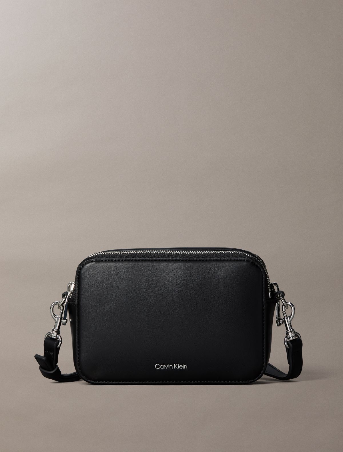 Embossed Logo Crossbody Bag