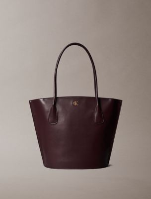 Monogram Logo Hardware Tote Bag, Fudge