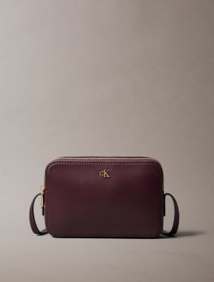 Monogram Logo Hardware Camera Bag, Fudge