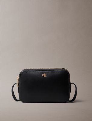 Monogram Logo Hardware Camera Bag, Black / Antique Light Gold