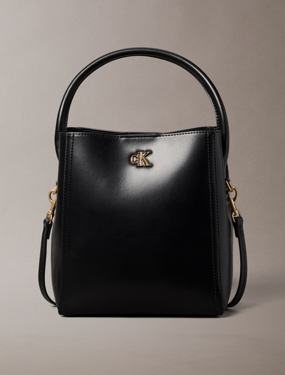 Hardware Monogram Bucket Bag