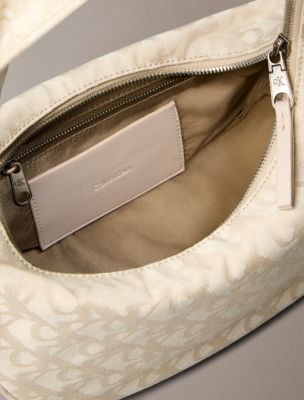 Calvin Klein Nova Signature Top Zipper Shoulder with Chain
