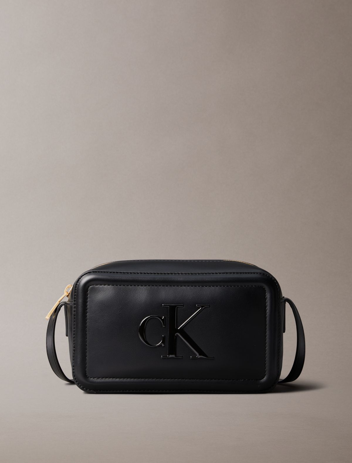 Embossed Monogram Camera Bag