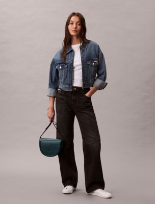 Embossed Monogram Saddle Bag | Calvin Klein