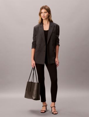 Женские сумки Calvin Klein Allover Emblem Logo with Pouch — фото 5