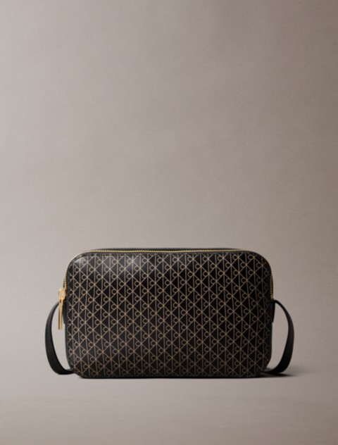 Женские сумки Calvin Klein Allover Emblem Logo Camera