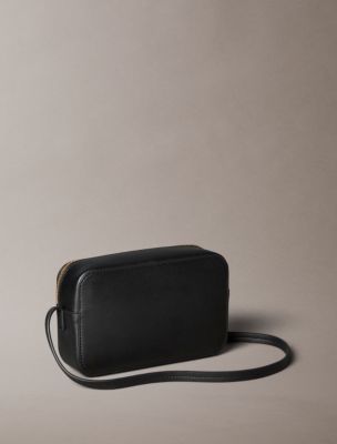 Женская сумка Calvin Klein Foil Logo Camera, цвет: Чёрный — фото 2