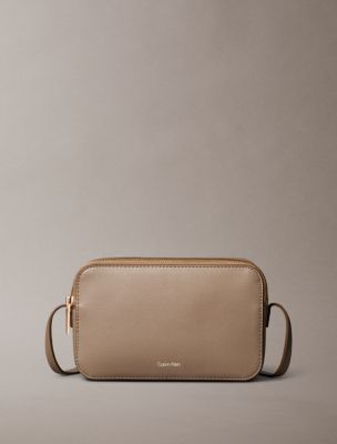 Foil Logo Camera Bag, Desert Taupe