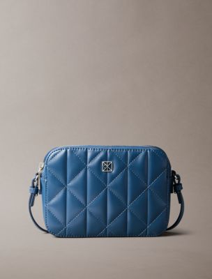 Quilted Emblem Logo Camera Bag, Key Largo
