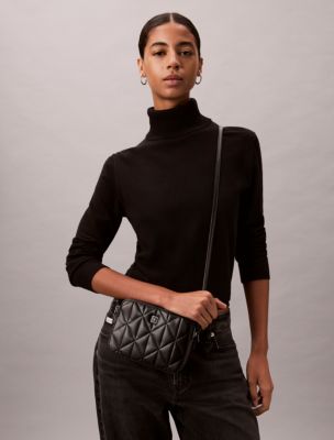 Женские сумки Calvin Klein Quilted Emblem Logo Camera — фото 5