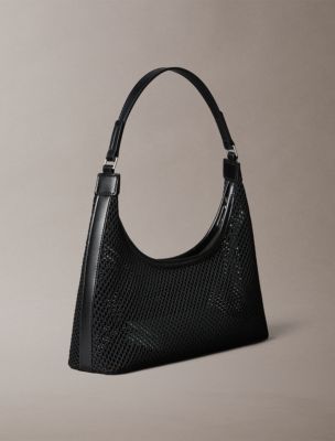 Женские сумки Calvin Klein Emblem Logo Mesh Shoulder — фото 2