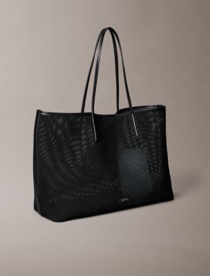 Женские сумки Calvin Klein Emblem Logo Mesh Large — фото 2