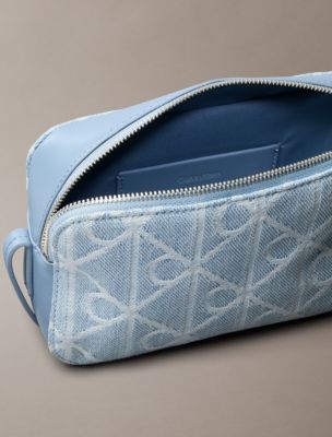 Женские сумки Calvin Klein Allover Emblem Logo Denim Camera — фото 2