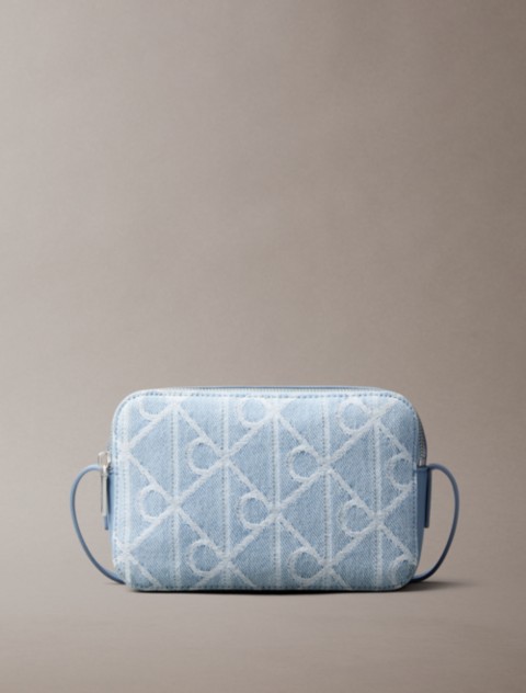 Женские сумки Calvin Klein Allover Emblem Logo Denim Camera