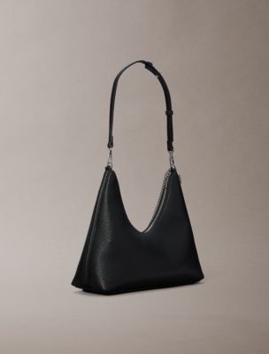 Женские сумки Calvin Klein Emblem Logo Hardware Pebble Shoulder — фото 2