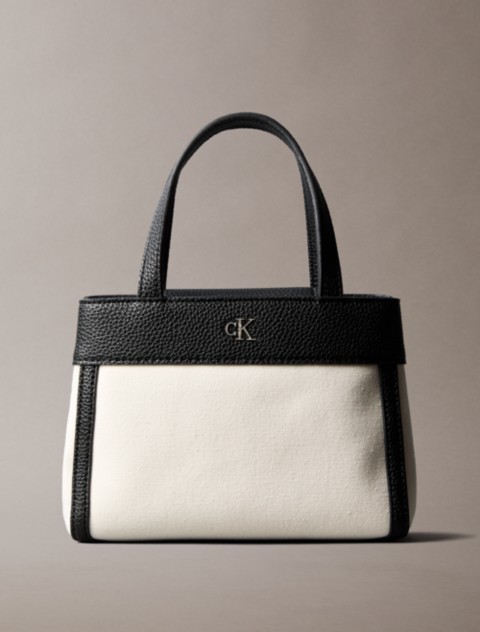 Женские сумки Calvin Klein Monogram Canvas Mini Tote Crossbody
