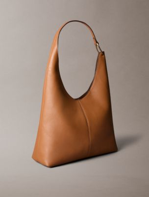 Женские сумки Calvin Klein Slouchy Leather Medium Shoulder — фото 2