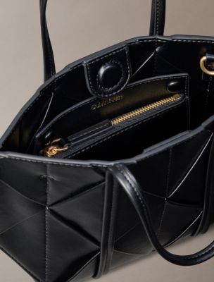 Женские сумки Calvin Klein Woven Mini Tote Crossbody — фото 3