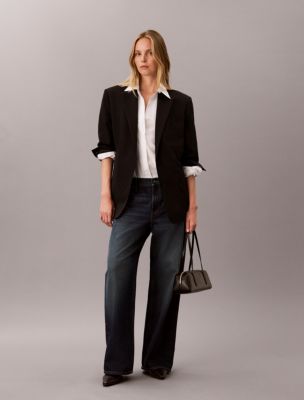 Женская сумка Calvin Klein Emblem Logo Bauletto, цвет: Чёрный — фото 4