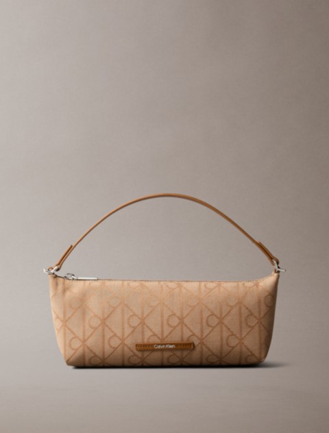 Женские сумки Calvin Klein Allover Emblem Logo Canvas Shoulder