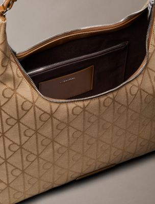 Женские сумки Calvin Klein Emblem Jacquard Shoulder — фото 3
