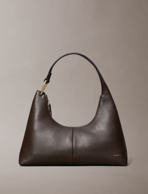 Slouchy Leather Shoulder Bag, Delicioso