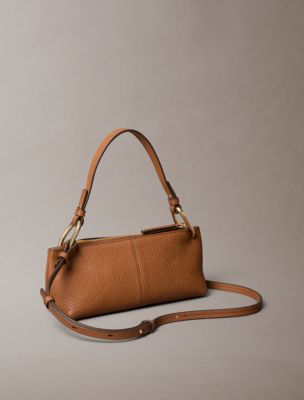 Женские сумки Calvin Klein Slouchy Leather Small Convertible — фото 2