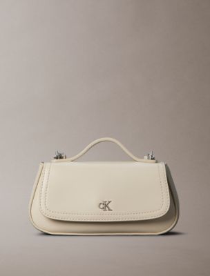 Hardware Monogram Crossbody Bag, Light Hay