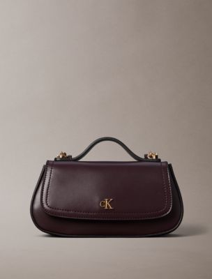 Hardware Monogram Crossbody Bag, Fudge
