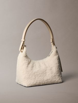 Hardware Monogram Sherpa Shoulder Bag - thumbnail 4