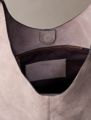 Женские сумки Calvin Klein Slouchy Suede Large Shoulder — фото 3