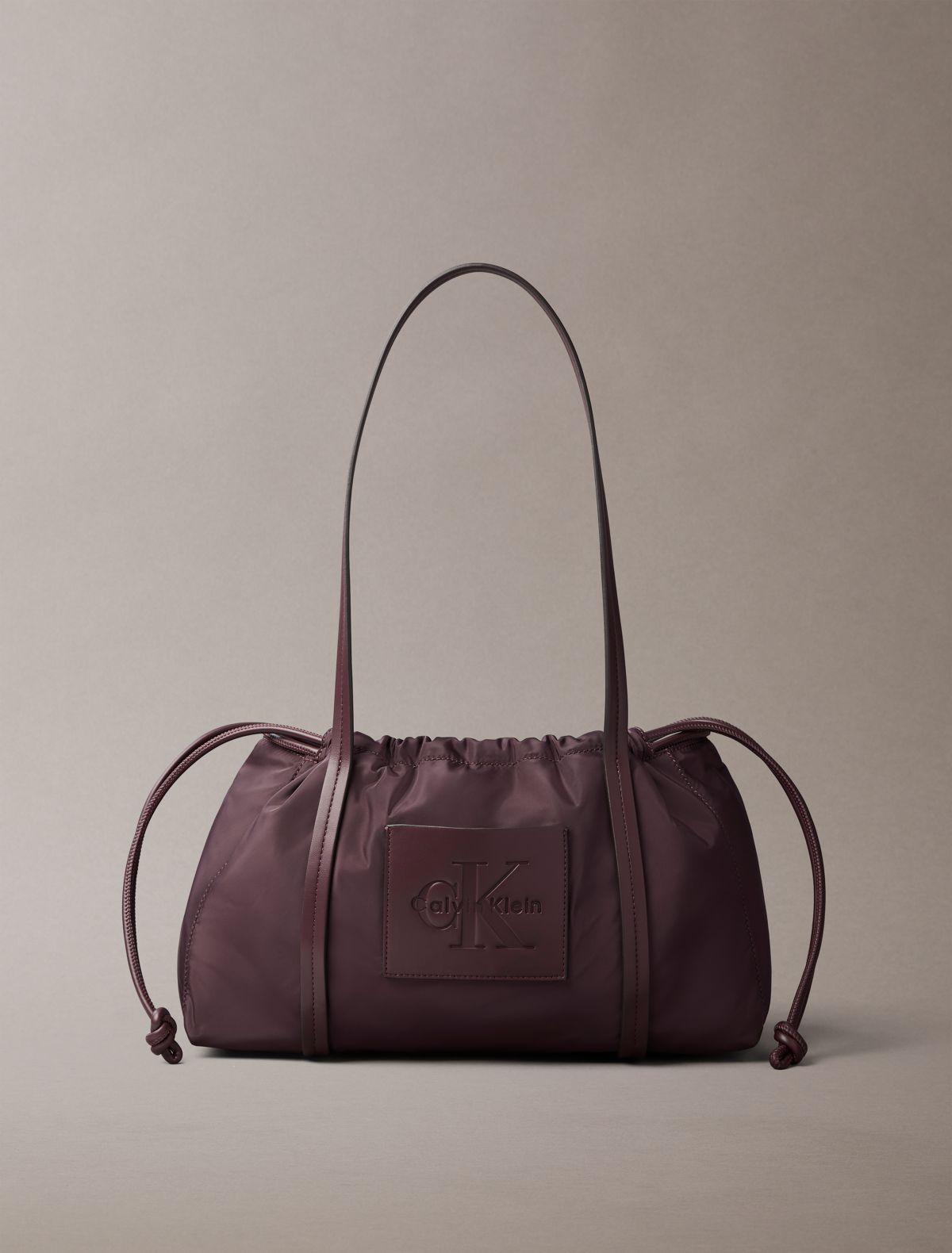 Embossed Monologo Satchel Bag