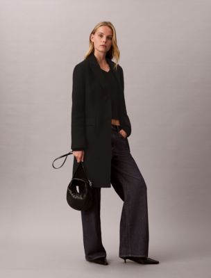 Женская сумка Calvin Klein Monogram Embossed Mini Shoulder, цвет: Чёрный — фото 4