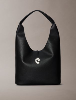 CK Lock Large Shoulder Bag, Black